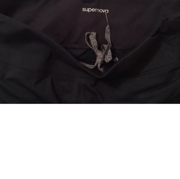 $60 Adidas Supernova Reflective Capris Pants Gray - Picture 5 of 8